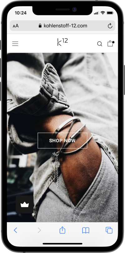 User-friendly UX design for Kohlenstoff-12 after migrating to Shopify